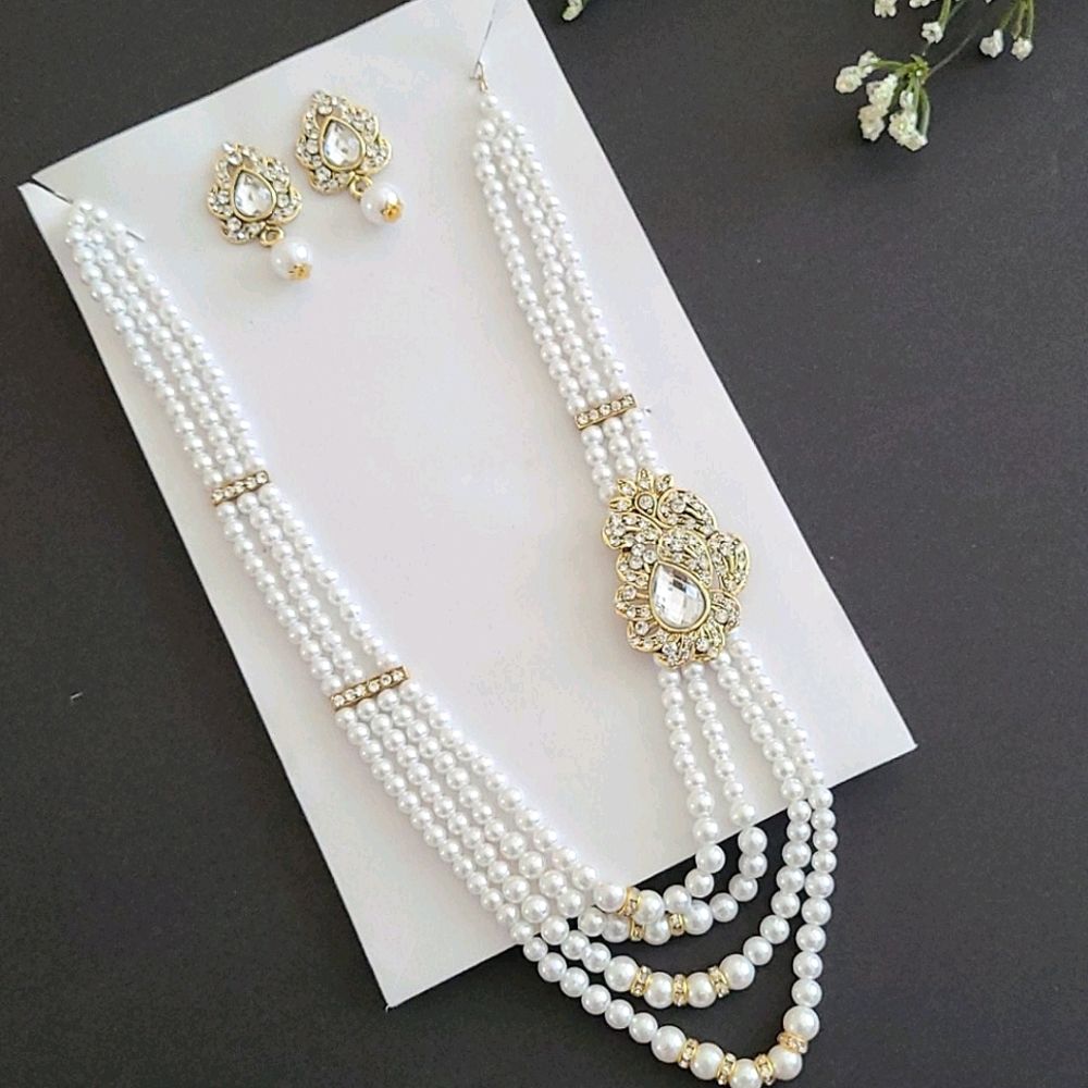 Pearl Necklace Set NIB - Picture 13 of 14